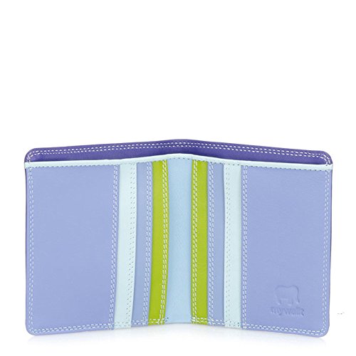 Mywalit 10 cm, portafogli in cuoio con doppia