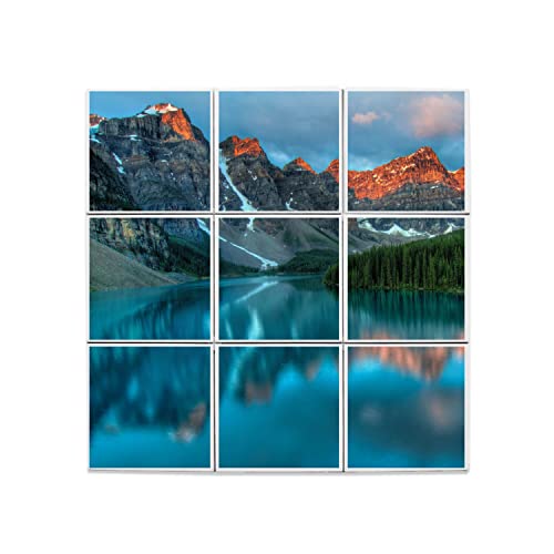 Carreaux céramique lac d'Italie 60x60 cm pour fresque murale