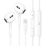 In Ear Kopfhörer für iPhone [MFI-Zertifiziert] Kopfhörer mit Kabel, Ohrhörer mit Mikrofon und Lautstärkeregler, K-opfhörer Anschluss Kompatibel mit iPhone 14 Pro Max Plus/13/12/SE/11/XS Max/XS/8/7