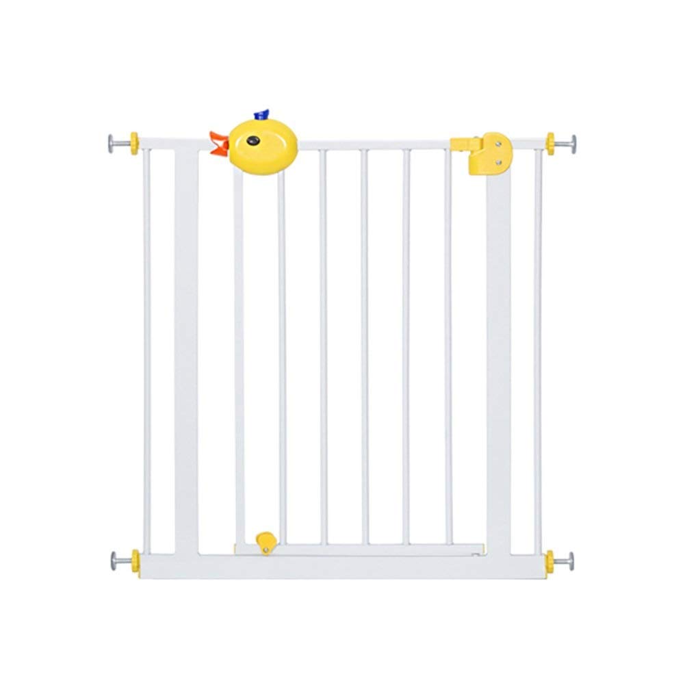 Porte rétractable pour animaux | Barrière blanche pression pour escalier 95-104cm