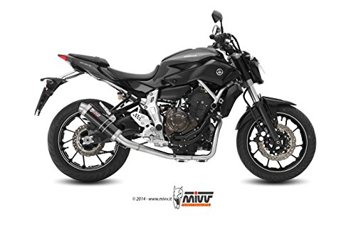 MIVV-Auspuff YAMAHA MT-07 Bj.ab 2014 (GP,Edelstahl schwarz,Motorrad) - 3