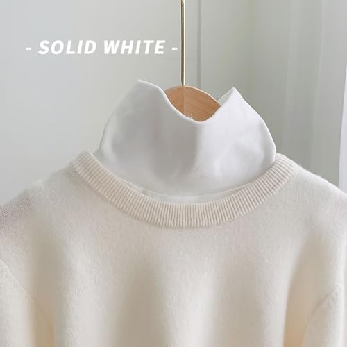 NIDMIDO Fake Turtleneck Dickey Detachable Collars Wear Outer or in Sweater Hoodie Thickening High Neck Mock Collar for Women2