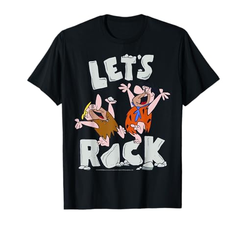 The Flintstones Fred and Barney Let's Rock T-Shirt Small
