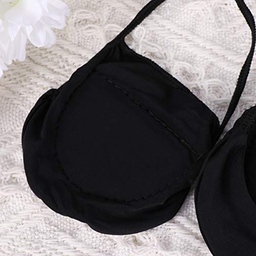 EXCEART 4 Pairs Women's Lace Toe Invisible Socks Thin No Show Socks for Flats High Heels Dance Shoes -slip Breathable Comfortable4