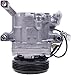 ZACHAGER SV07C AC Compressor 88320-B4010 4PK Air Conditioning Compressor for Passo Daihatsu Terios Boon Sirion，Air Conditioning Compressor Engine Replace Parts 88320B4010