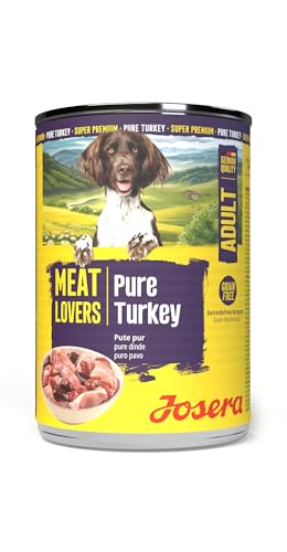 JOSERA Meat Lovers Pure Turkey (6 x 400 g) | Adult | Premium Nassfutter für ausgewachsene Hunde | extra viel Putenfleisch (68%) | Monoprotein | getreidefrei | Hundefutter nass | 6er Pack – Bild 3