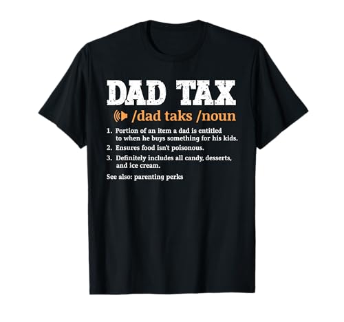 Funny Dad Tax Definition Retro Vintage T-Shirt