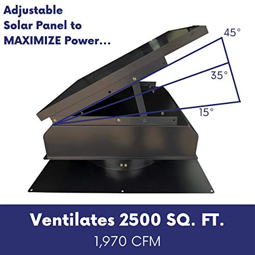 Remington Solar SF30-BLD Builder Series" 30 Watt Solar Attic Fan thumb #3