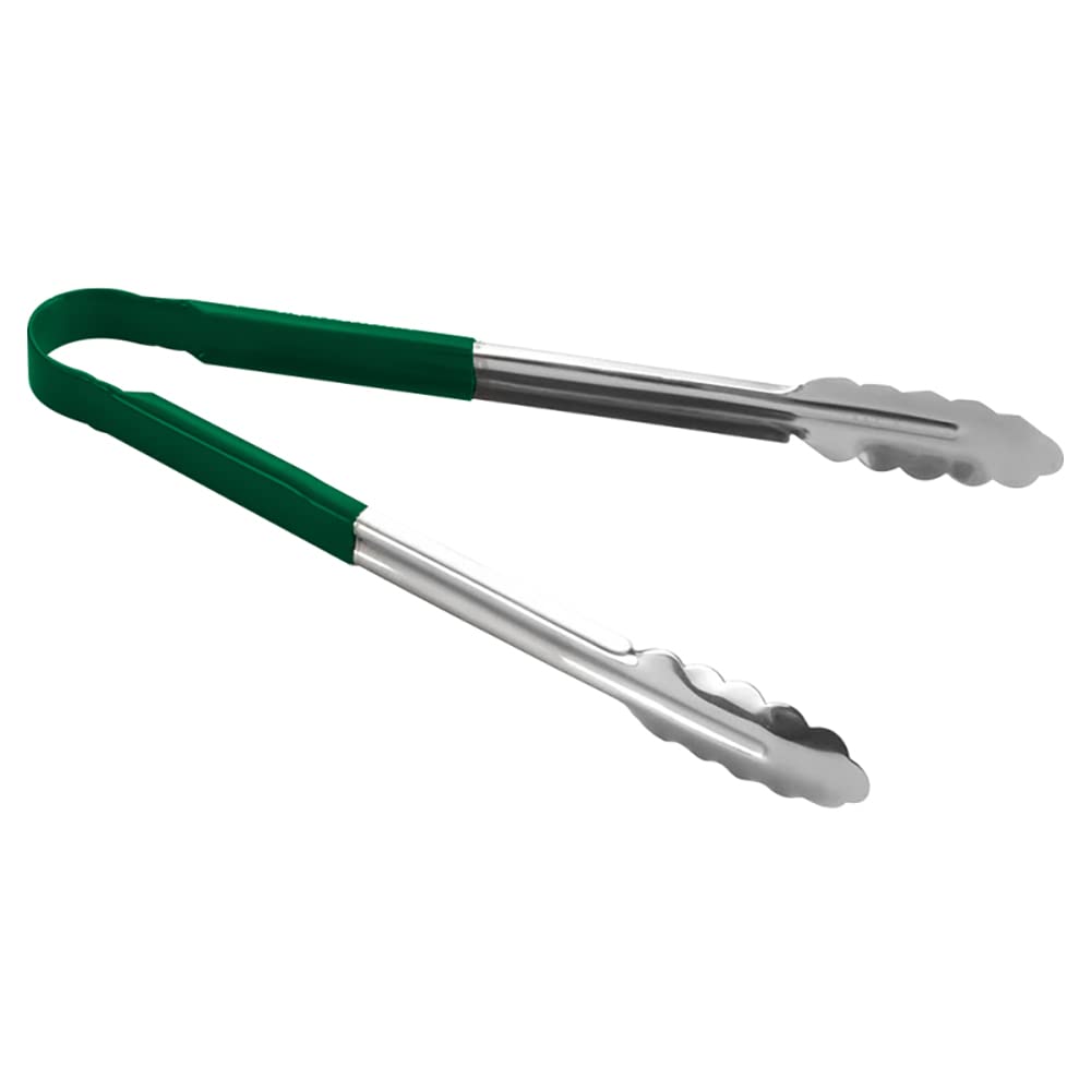 Stainless Steel Utility Tong (15" Green Tong)