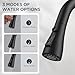 QFN Black Kitchen Faucet with Pull Down Sprayer, High Arc Single Handle Single Level Stainless Steel Pull Out Sink Faucet for Farmouse Camper RV Bar, Fit for 1 or 3 Hole