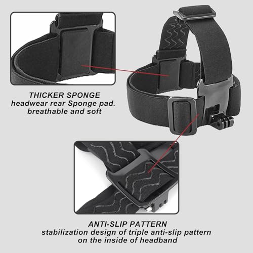 Soporte de correa para la cabeza de Pocket 3 compatible con DJI Osmo Pocket 3 Combo 4