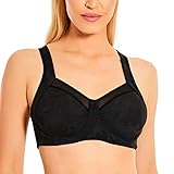 SYROKAN High Impact Sports Bras for Women Underwire Racerback No Bounce Adjustable Straps Workout...