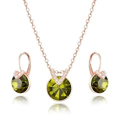 Green Rose Gold-Tone