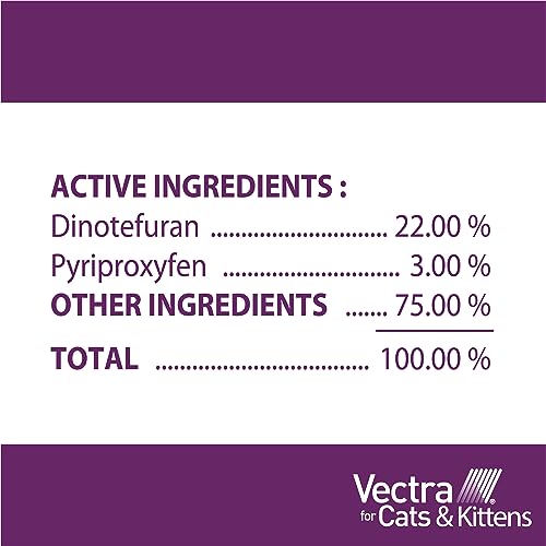 Vectra for Cats Flea Treatment & Prevention for Large Cats (Over 9 lbs.) 6-Month Supply | No Prescription Required, Easy to Apply Topical Flea Prevention, Quick Drying - Image 4