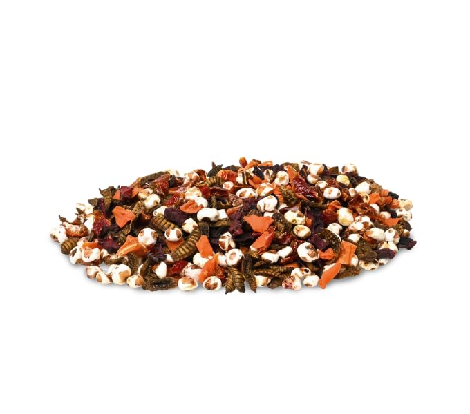 Bunny EnjoyNature Soldatenfliegenlarven-Mix | 90 g | Ergänzungsfuttermittel für Hamster, Zwerghamster, Farbmäuse, Rennmäuse & Ratten | Mit wertvollen Proteinen | 100% natürlich