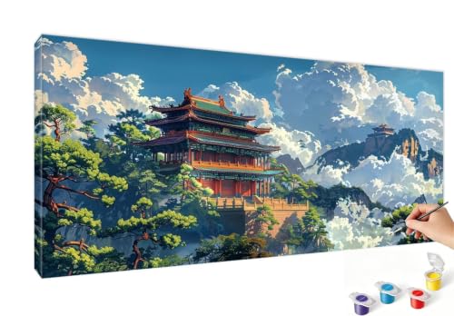 Pintar por numeros adultos arbol de la vida lienzo grande antiestres manualidades 90x180