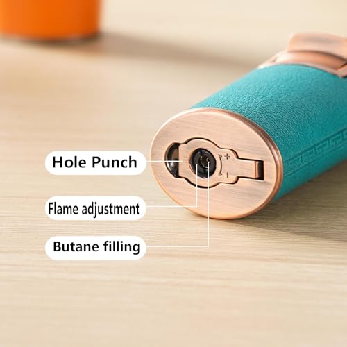 Encendedor resistente al viento recargable con doble llama para exterior 6