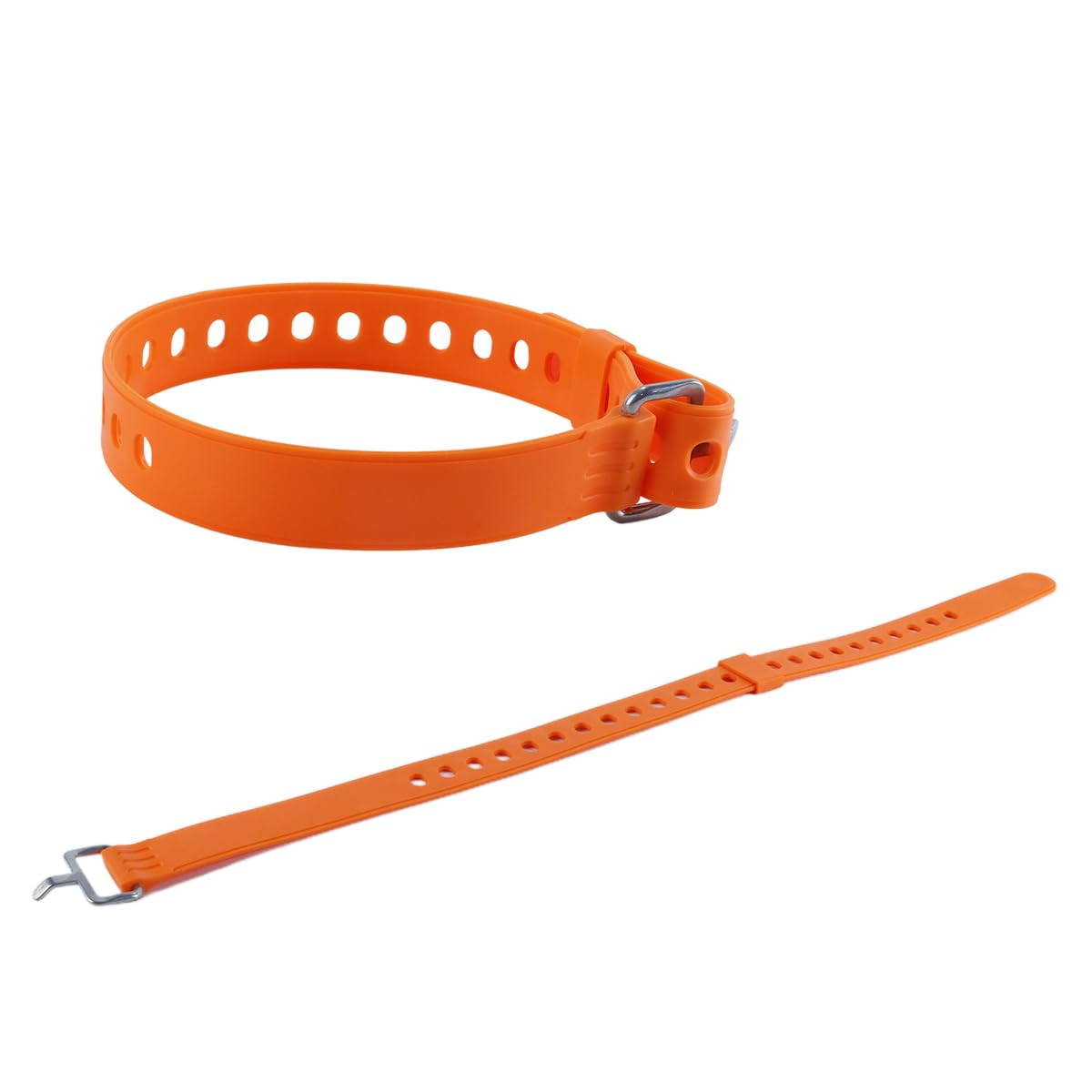 Lot de 4 sangles réglables pour raquettes à neige, snowboard, randonnée (orange)