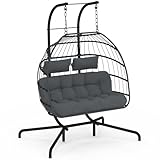 Assise large et ultra confortable 2 places pour s'installer en amoureux, en famille ou solo et profiter d'un moment de détente !