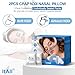 2PCs Replacement CPAP Fabric Nasal Pillow Mask Cushion (S) for Airfit N30I & Airtouch N30I, Improved QuietAir N30i - Effictive Moisture-Wicking & Redness-Reducing, ItAll Supplies Accessories - Warm