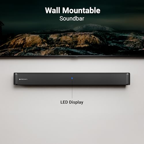 Image of ZEBRONICS Juke BAR 3902 Soundbar with 140 Watts, HDMI (ARC), Optical, USB, AUX, Bluetooth v5.0, Virtual 5.1, Wall Mountable Design