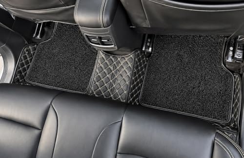 Image of 7D Car Foot Mat for Maruti Suzuki S-Cross 2015 to 2018 | Black