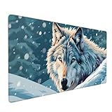 【GROSSES MAUSPAD】: Dieses große Mauspad passt perfekt auf Ihren Schreibtisch und bietet perfekten Bewegungsspielraum. Bietet viel Platz für professionelles Gaming oder Büroarbeit