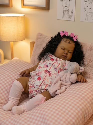 Muñeca Reborn Bebé Realista 24 Pulgadas con Accesorios