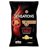 Walkers Sensations Thai Sweet Chilli Multipack Crisp,25G 5PK18CS NHFSS