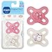 MAM Pacifiers, Newborn Pacifier, Best Pacifier for Breastfed Babies, ‘Start’ Design Collection, Girl, 2-Count