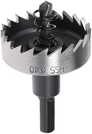 sourcingmap 53mm High Speed Steel HSS Drill Bit Hole Saw Cutter for Metal Alloy Wood