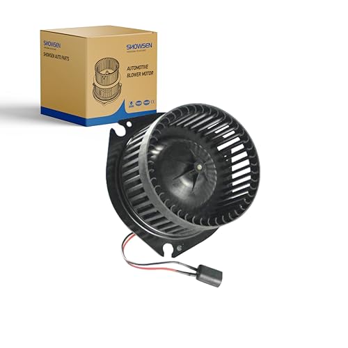 SHOWSEN 1pc New Front HVAC AC Heater Blower Motor with Wheel Fan Cage Fit 1997-2004 Buick 1997-2003 Pontiac 1997-2002 Oldsmobile PM2714 52487088 52489329