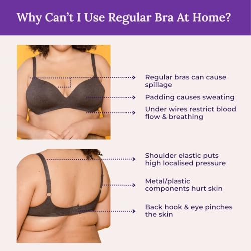 Image of Adira | Plus Size Sleeping Bra for Women | Plus Size Bra | Slip On Bras to Wear at Home | Comfortable Bra | Wirefree & High Coverage | Sleep Support | Avoids Stretch Marks | Pack of 2