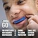 SISU Go Mouthguard, Snow White - Low-Profile Front Tooth Protection for Soccer, Basketball, Water Polo, Skateboarding, BMX, Action Sports - Remoldable Up to 20 Times - Thin, Breathable - Non Toxic
