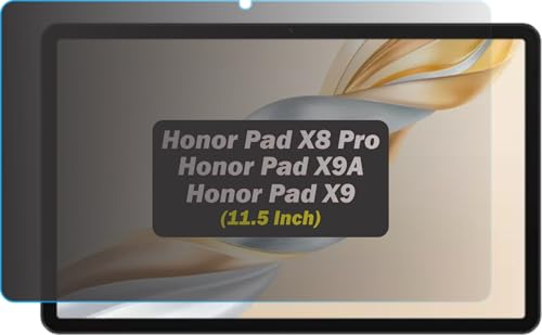 Image of Privacy Anti Peep Matte Screen Guard Compatible With Honor Pad X9 / X9A / X8 Pro 11.5 inch Inch Tablet Anti Spy Blue Light Block Screenguard Not a Tempered Glass Screen Protector
