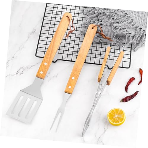 Set de utensilios para parrilla BESPORTBLE acero inoxidable miniatura 7