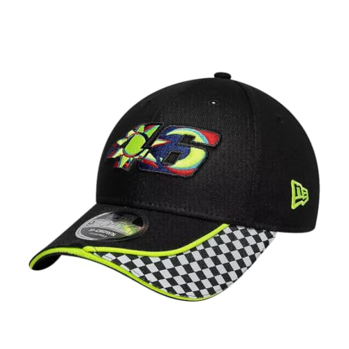 New Era Casquette Valentino Rossi VR46 WRT Moto Damier Noir/Multicolore