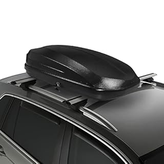 DNA Motoring Universal Heavy Duty Roof Storage Box Rooftop Cargo Carrier Luggage Case w/Keys,12.7 cu. ft. / 360L, PT-ZTL-8293-BK