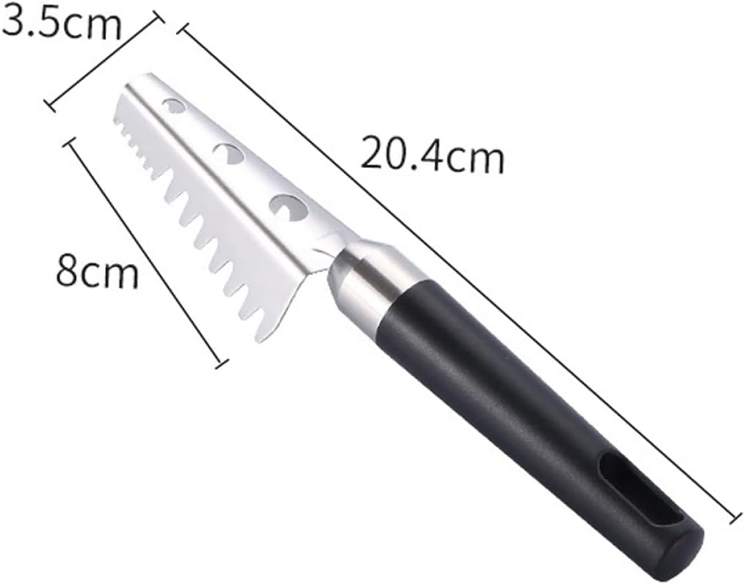 4 Pcs Oyster Fish Skin Brush Oyster Oyster Opener Tool Household Gadgets Seafood Clam Oyster Shucking Tool Fish Scales Not Hurt Hands Plastic Bottle Opener (Blackx2pcs 17X2.2X2.2CMx2pcs)