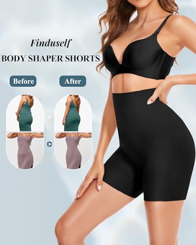 Tummy Control Shorts for Women High Waist Body Shaper Boyshorts Butt Lifting Shapewear Soft Seamless Thigh Slimmer4