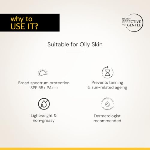Image of Deconstruct Gel Sunscreen for Oily skin SPF 50 PA++++ |100% Photostable Sunscreen |4 New Gen UV Filters |In-Vivo |Lightweight, Airy, Non-greasy |For oily, combination, normal skin |For Men & Women 30g