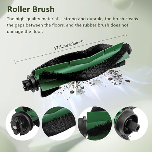 Image of Replacement Parts for iRobot Roomba 105 /104 Combo, 104 Vac /105 Vac,Combo Essential Y0140 / Y0112 / Y011240 / Y0110 / Y014020,Vacuum Robot Q0120 /Q011 /Q0520-iRobacc 18 Pcs
