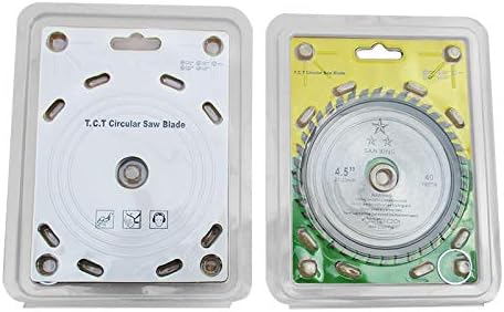 Chuancheng 4.5inch/115mm 40T Carbide Saw Blade Disc for Angle Grinder, Ideal for Wood & Plastic