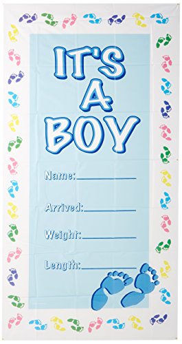Beistle Birth Announcement Door Cover Welcome Home Baby Decor 5' x 30"