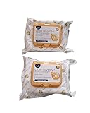 Crwp Age Reverse Facial Wipes with Coenzyme Q10 and Vitamin E, 30 Wipes, For Mature Skin, Pack of 2 with crwp card.