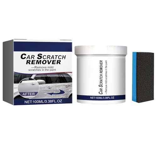 Mnozreo Kit de Réparation de Rayures de Voiture,Cire de Polissage de Réparation de Rayures de Voiture,Pâte à Polir pour Réparation de Peinture Automobile,Nano Éliminateur de Rayures Voiture