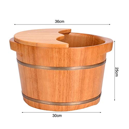 Spa de pies en madera maciza estilo sauna miniatura 2