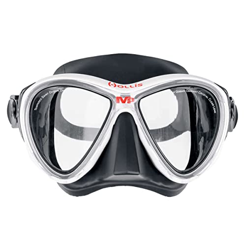 Hollis M3 Mask (White Frame with Black Silicone)