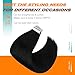 Sunny Hair Tape in Hair Extensions Human Hair 22inch Hair Extensions Real Human Hair Tape in Extensions Jet Black Tape in Extensions for Women 20Pcs 50g