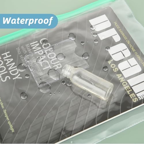 Enveloppes en plastique A4 réutilisables avec zip lot de 60 - 6